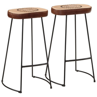 vidaXL Ensemble de bar 3 pièces en manguier brut et métal