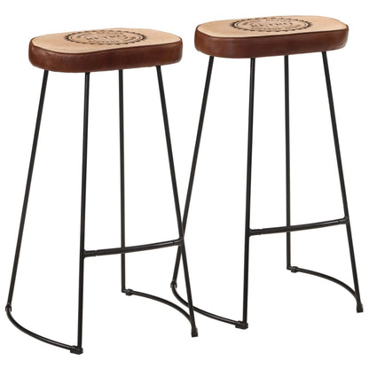 vidaXL Ensemble de bar 3 pièces en manguier brut et métal