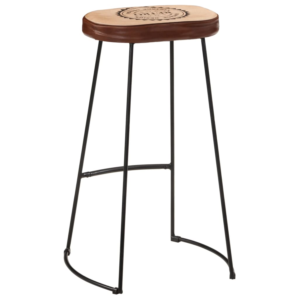 vidaXL Ensemble de bar 3 pièces en manguier brut et métal