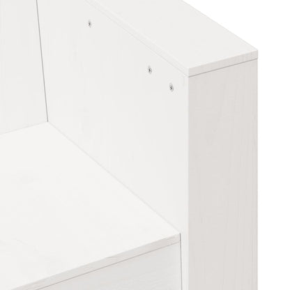 vidaXL Fauteuil de jardin Blanc 79x60x62 cm Bois de pin massif