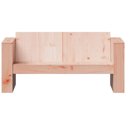 vidaXL Canapé de jardin 2 places 134x60x62 cm Bois de Douglas massif