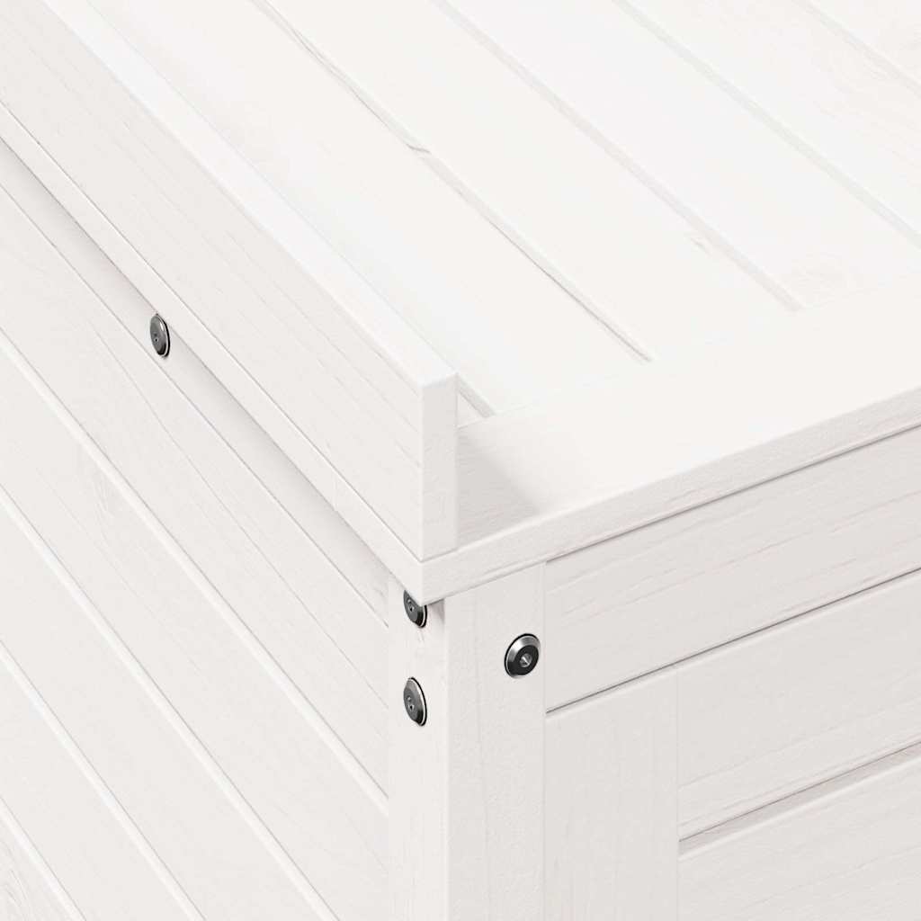 Pflanztisch mit Ablagen Weiß 82,5x50x86,5 cm Massivholz Kiefer