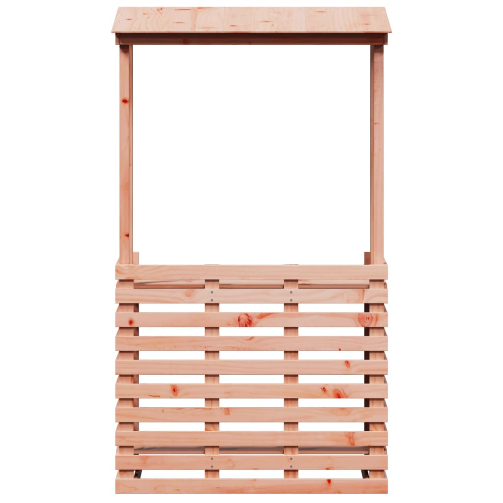 vidaXL Gartenbar mit Dach 112,5x57x195,5 cm Massivholz Kiefer