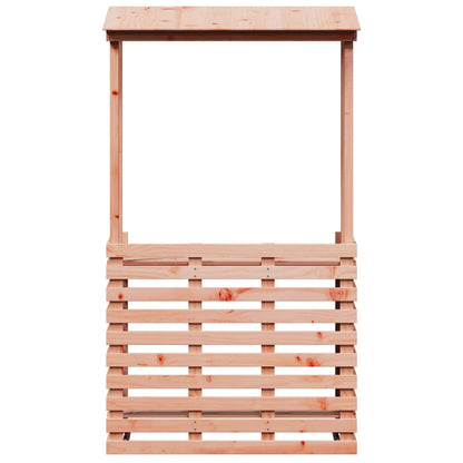 vidaXL Gartenbar mit Dach 112,5x57x195,5 cm Massivholz Kiefer
