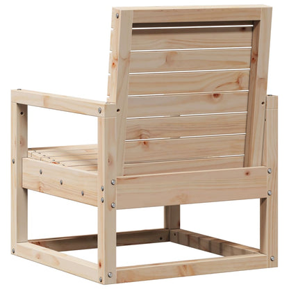 vidaXL Gartenstuhl 57,5x63x76 cm Massivholz Kiefer