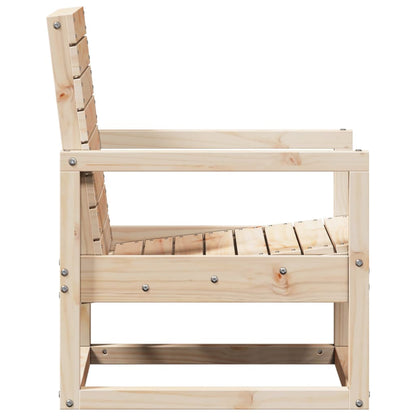 vidaXL Salon de jardin 3 pcs en bois de pin massif