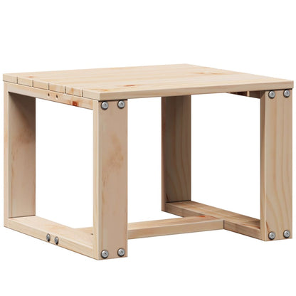 vidaXL Salon de jardin 3 pcs en bois de pin massif