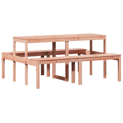 vidaXL Picknicktisch 160x134x75 cm Massivholz Douglasie