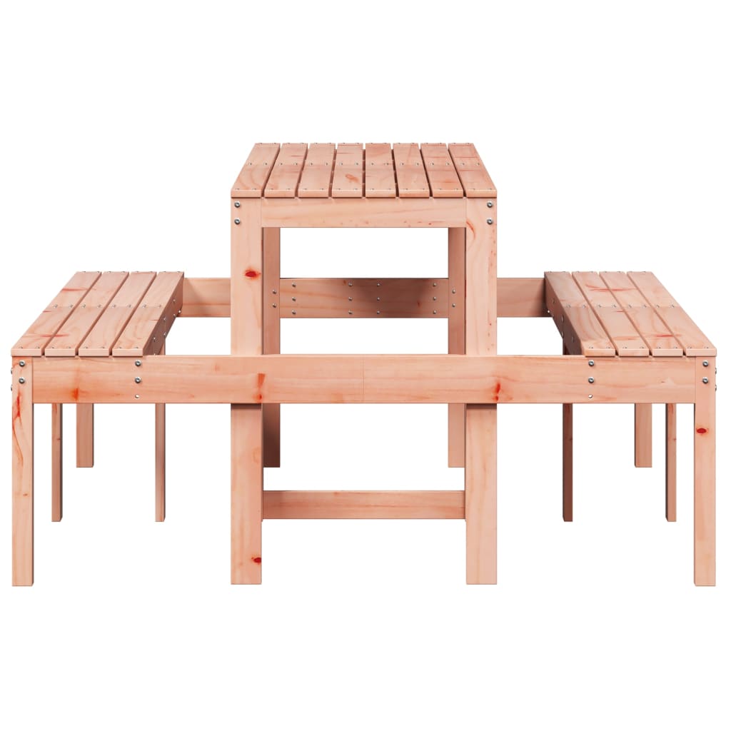vidaXL Picknicktisch 160x134x75 cm Massivholz Douglasie