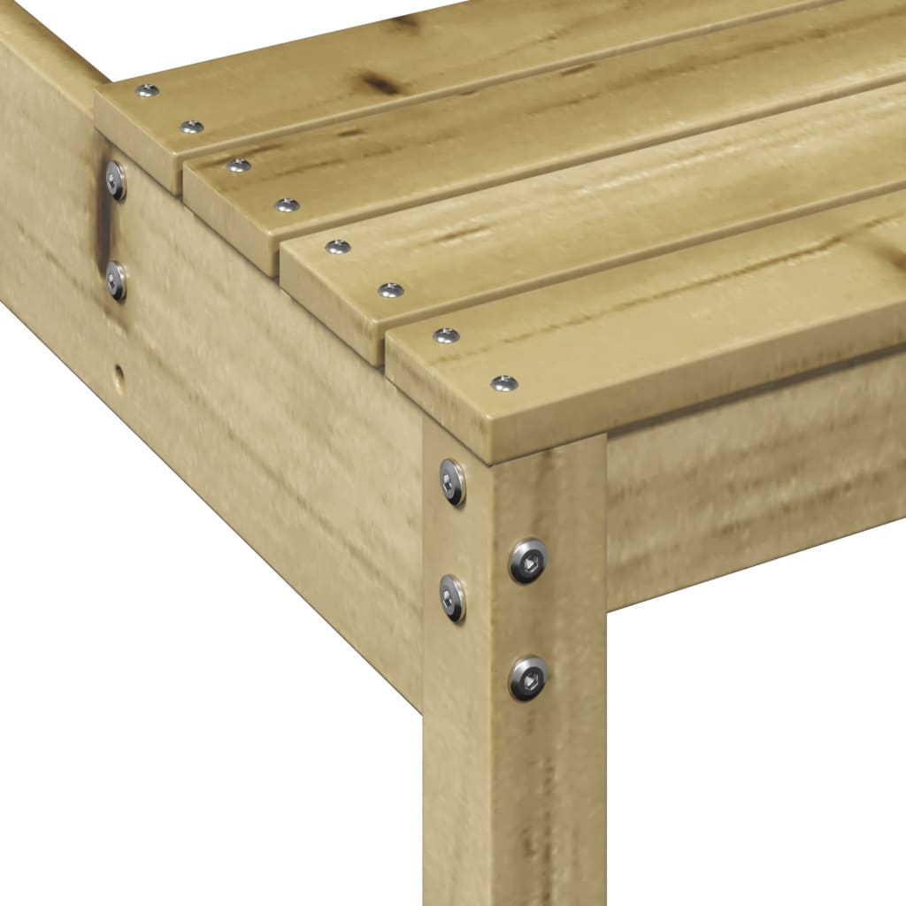 vidaXL Picknicktisch 160x134x75 cm Imprägniertes Kiefernholz