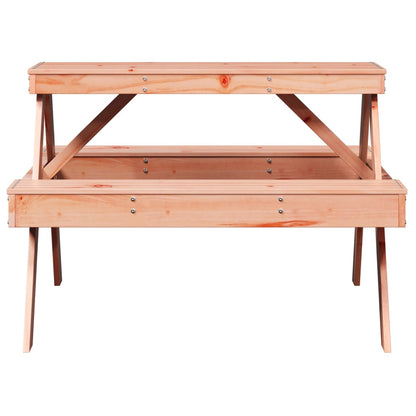 vidaXL Picknicktisch 105x134x75 cm Massivholz Douglasie
