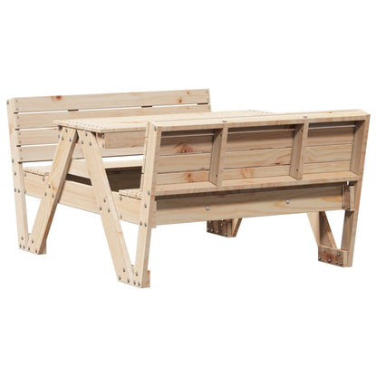 vidaXL Picknicktisch für Kinder 88x122x58 cm Massivholz Kiefer