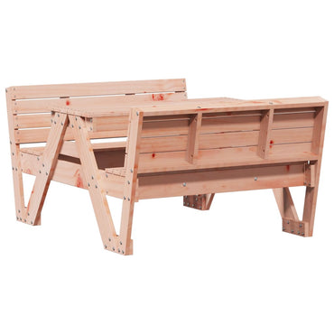 vidaXL Table de pique-nique pour enfants 88x122x58 cm en bois de douglas massif