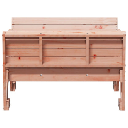 vidaXL Table de pique-nique pour enfants 88x122x58 cm en bois de douglas massif