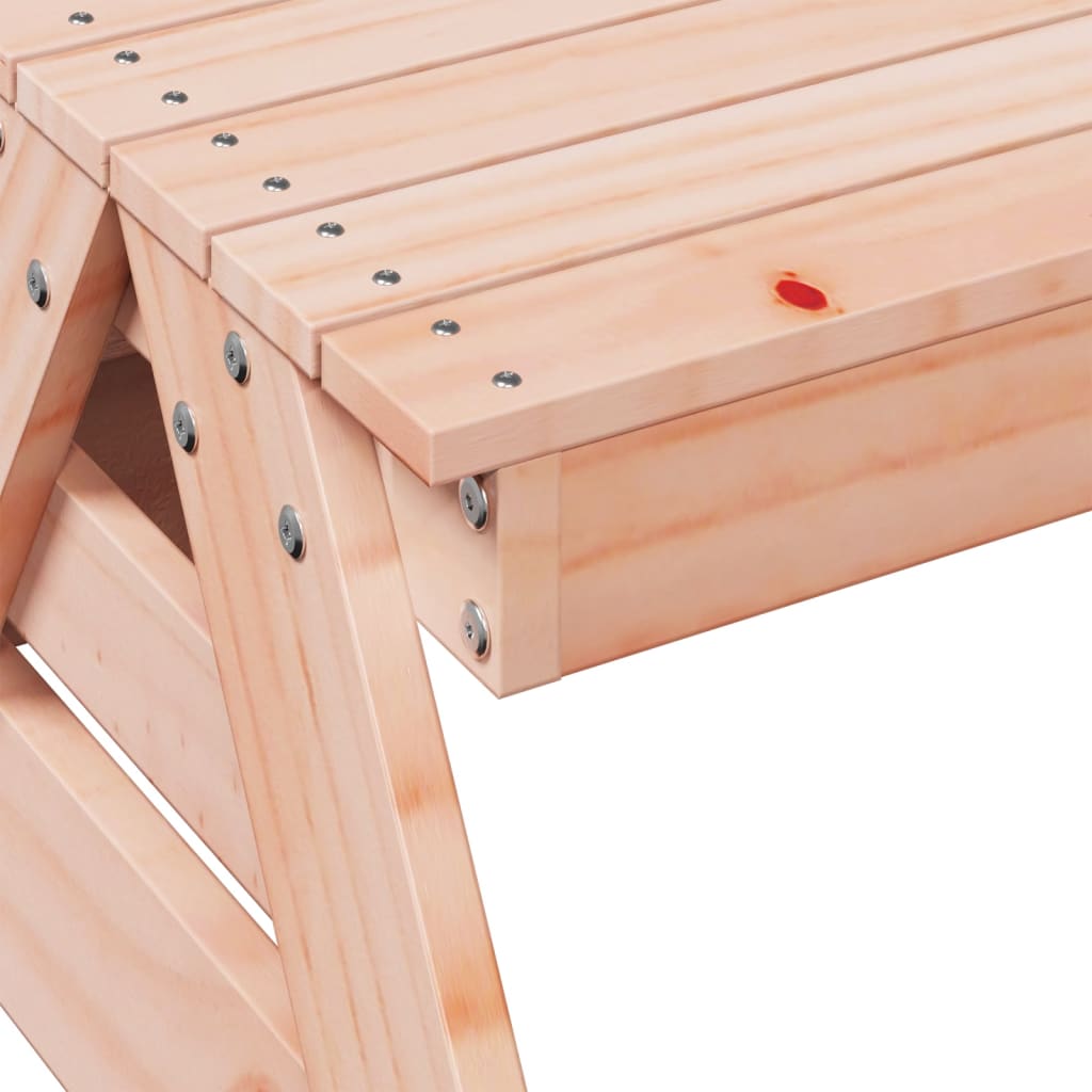 vidaXL Table de pique-nique pour enfants 88x122x58 cm en bois de douglas massif