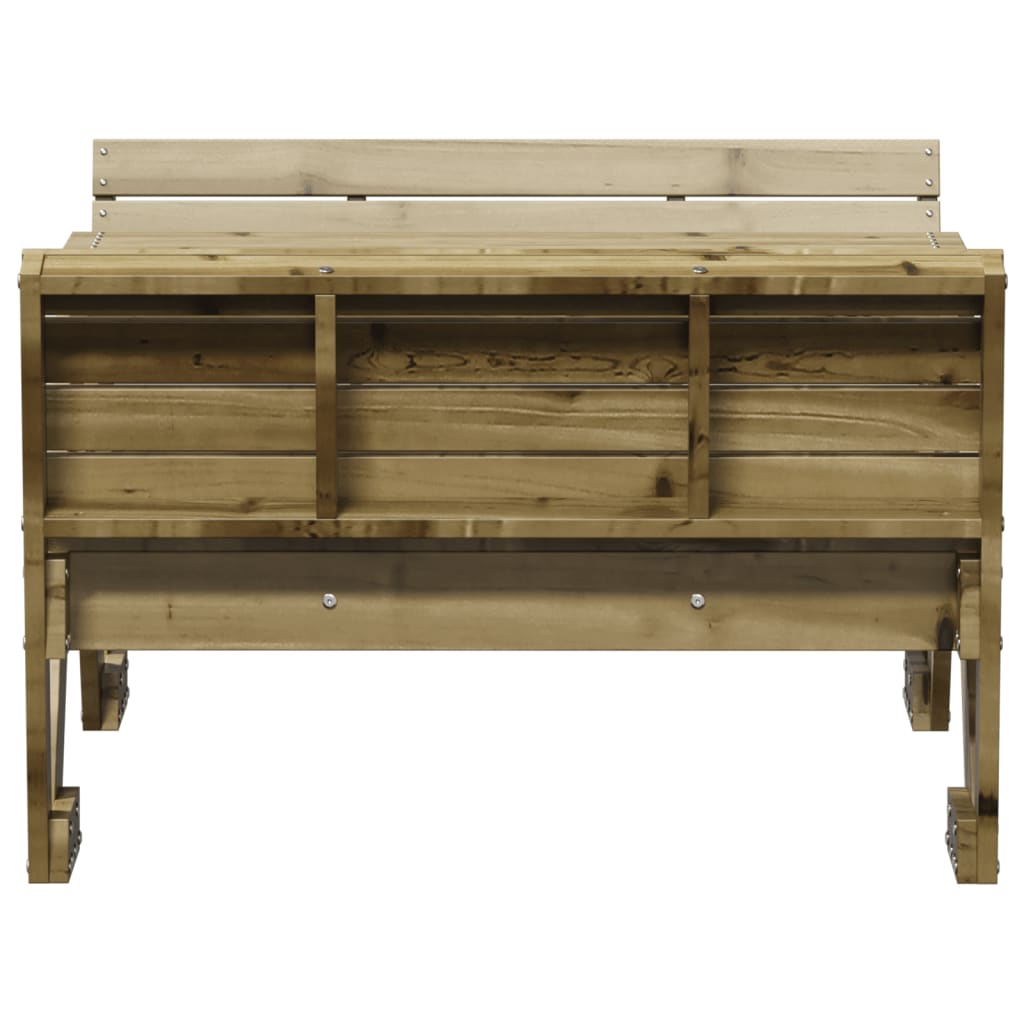 vidaXL Picknicktisch für Kinder 88x122x58 cm Imprägniertes Kiefernholz