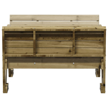 vidaXL Picknicktisch für Kinder 88x122x58 cm Imprägniertes Kiefernholz