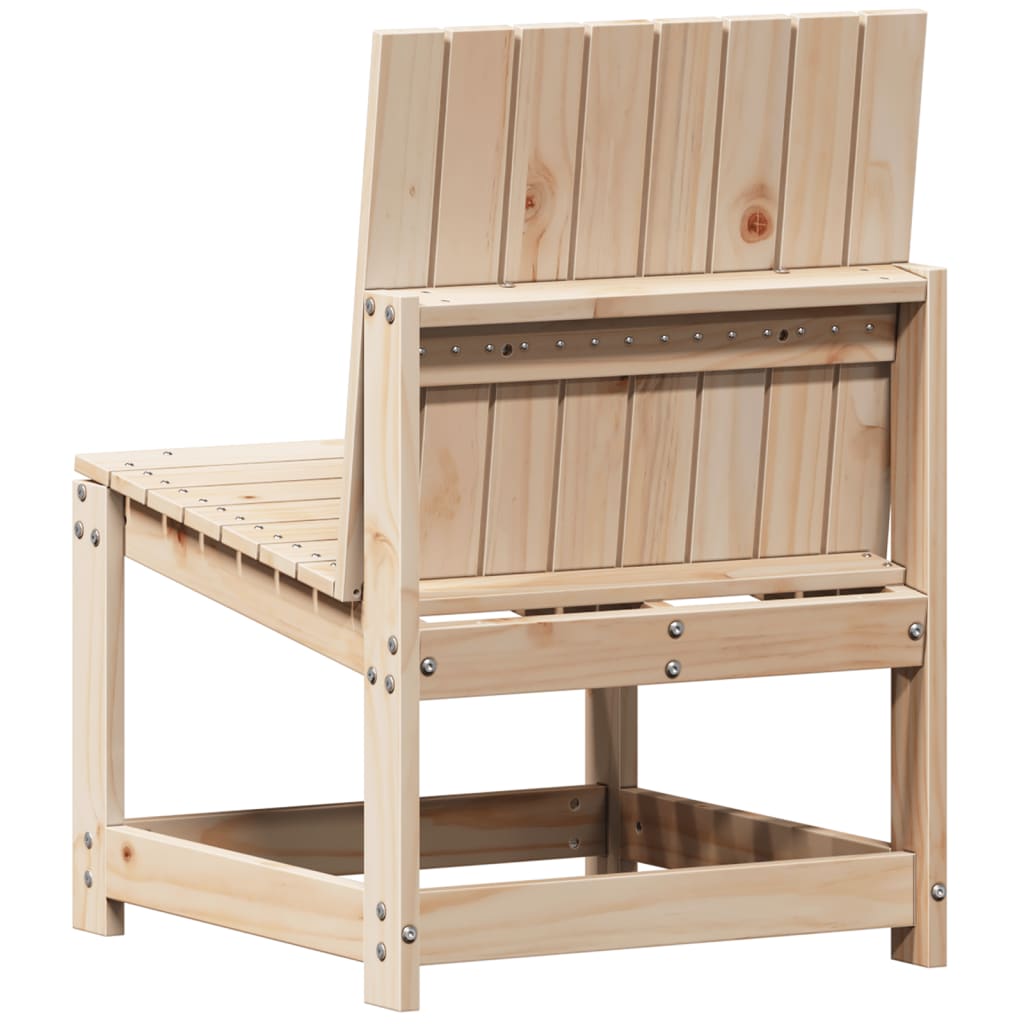 vidaXL Salon de jardin 3 pcs en bois de pin massif