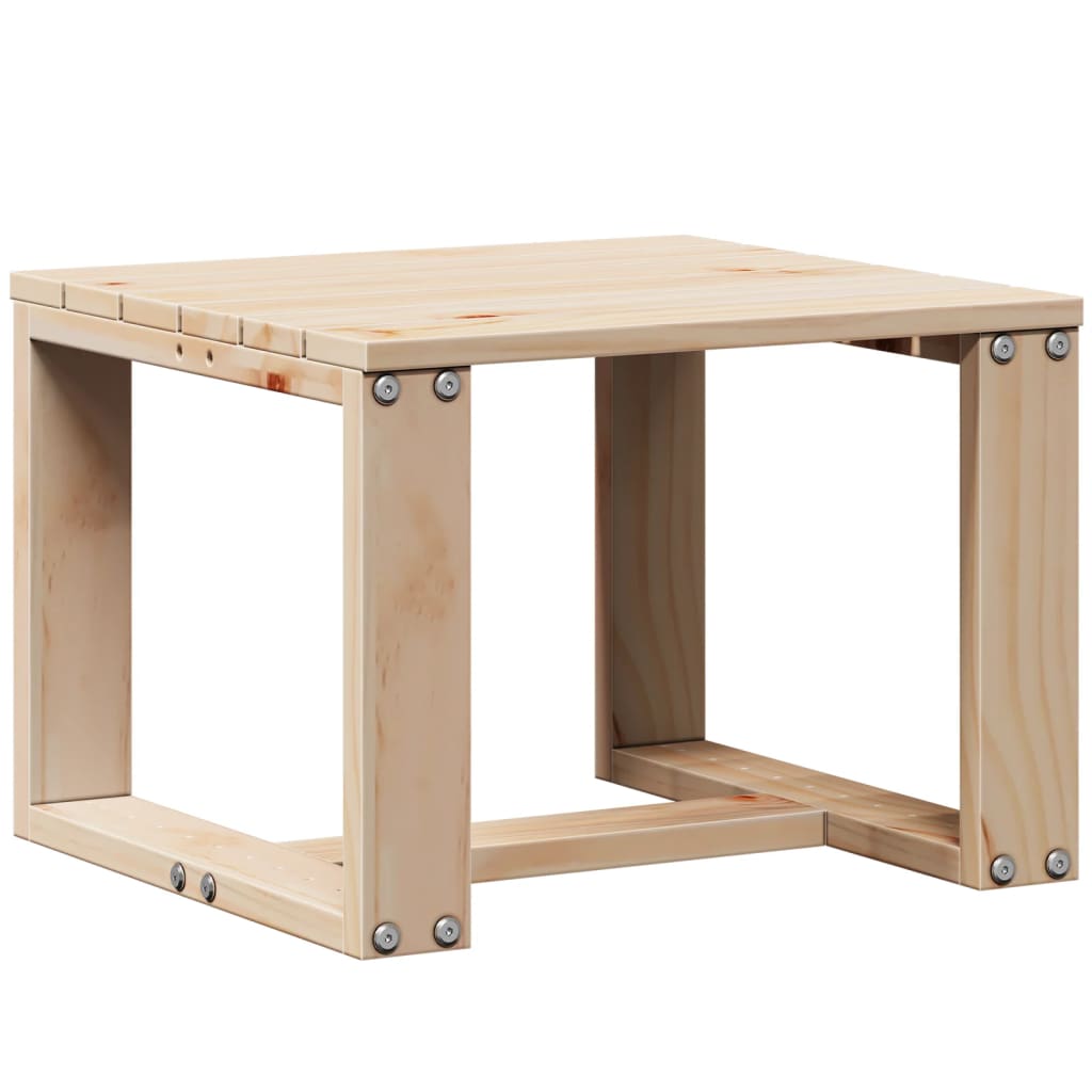 vidaXL Salon de jardin 3 pcs en bois de pin massif