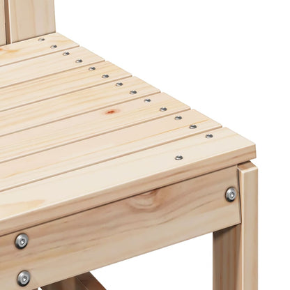 vidaXL Salon de jardin 3 pcs en bois de pin massif