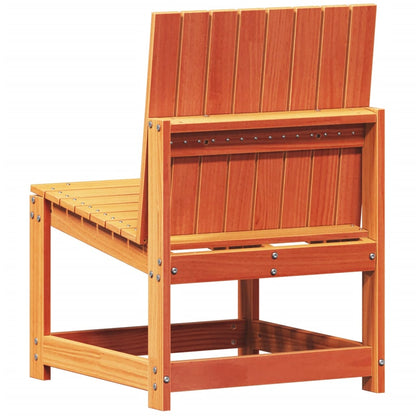 vidaXL Gartenstuhl Wachsbraun 50,5x55x77 cm Massivholz Kiefer