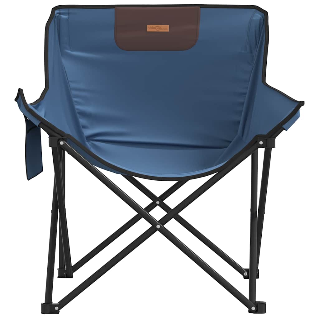 vidaXL Campingstühle 2 Stk. mit Tasche Klappbar Blau