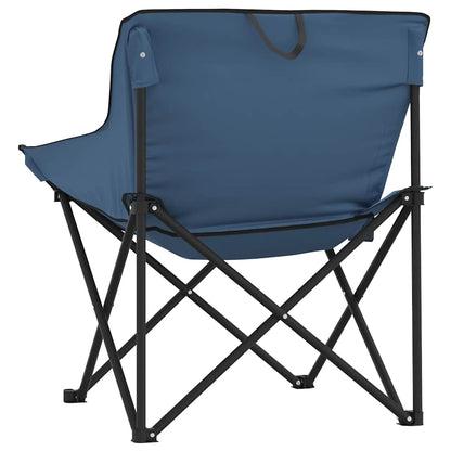 vidaXL Campingstühle 2 Stk. mit Tasche Klappbar Blau