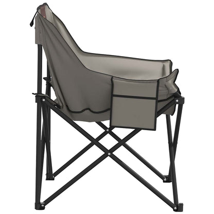 vidaXL Campingstühle 2 Stk. mit Tasche Klappbar Grau