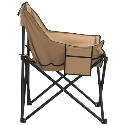 vidaXL Campingstühle 2 Stk. mit Tasche Klappbar Braun