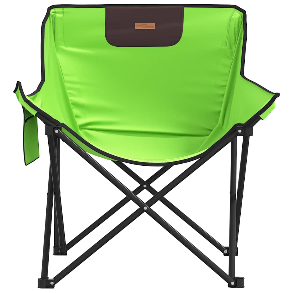 vidaXL Campingstühle 2 Stk. mit Tasche Klappbar Grün