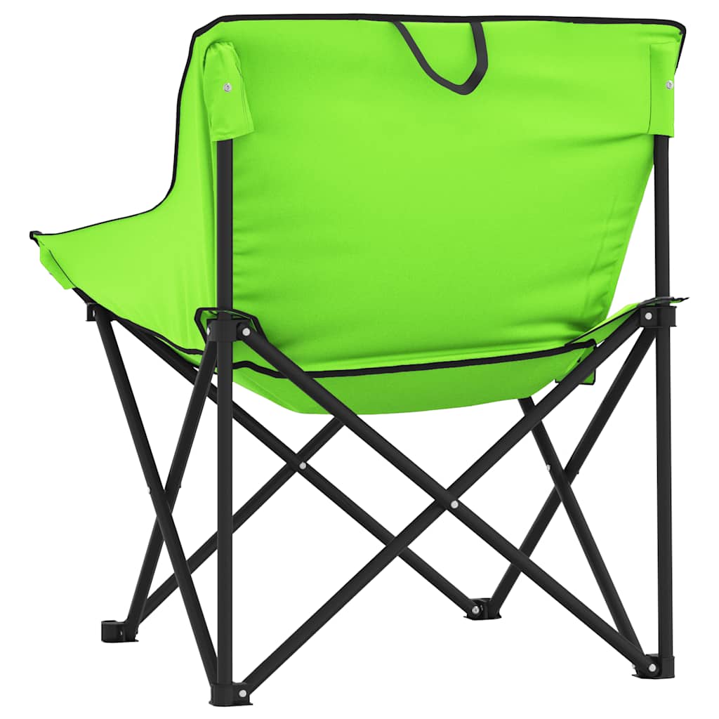 vidaXL Campingstühle 2 Stk. mit Tasche Klappbar Grün
