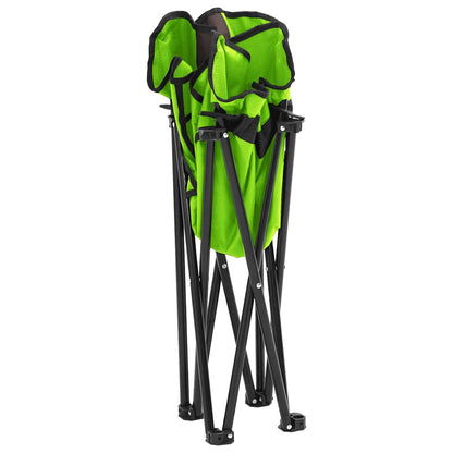 vidaXL Campingstühle 2 Stk. mit Tasche Klappbar Grün
