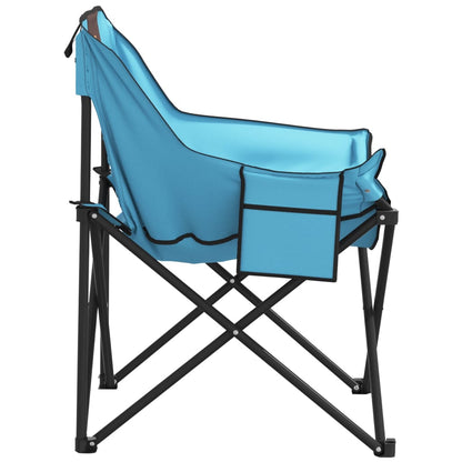 vidaXL Campingstühle 2 Stk. mit Tasche Klappbar Hellblau