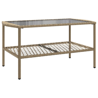 vidaXL Ensemble de canapés de jardin 4 pcs avec coussins en résine tressée beige