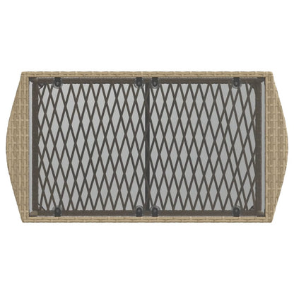 vidaXL Ensemble de canapés de jardin 4 pcs avec coussins en résine tressée beige