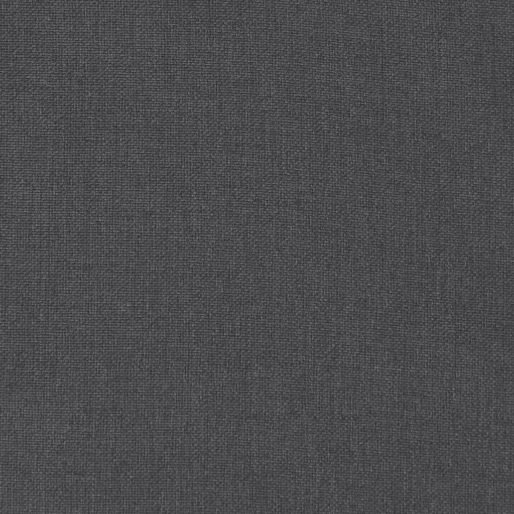 vidaXL Hochlehner-Auflagen 6 Stk. Melange Anthrazit 120x50x7 cm Stoff