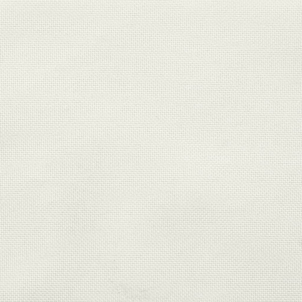 vidaXL Hochlehner-Auflagen 2 Stk. Melange Creme 120x50x7 cm Stoff