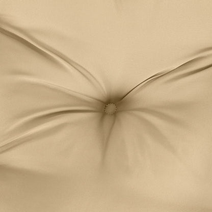 vidaXL Coussins pour chaises à dossier haut 2 pcs Mélange beige 120x50x7 cm Tissu