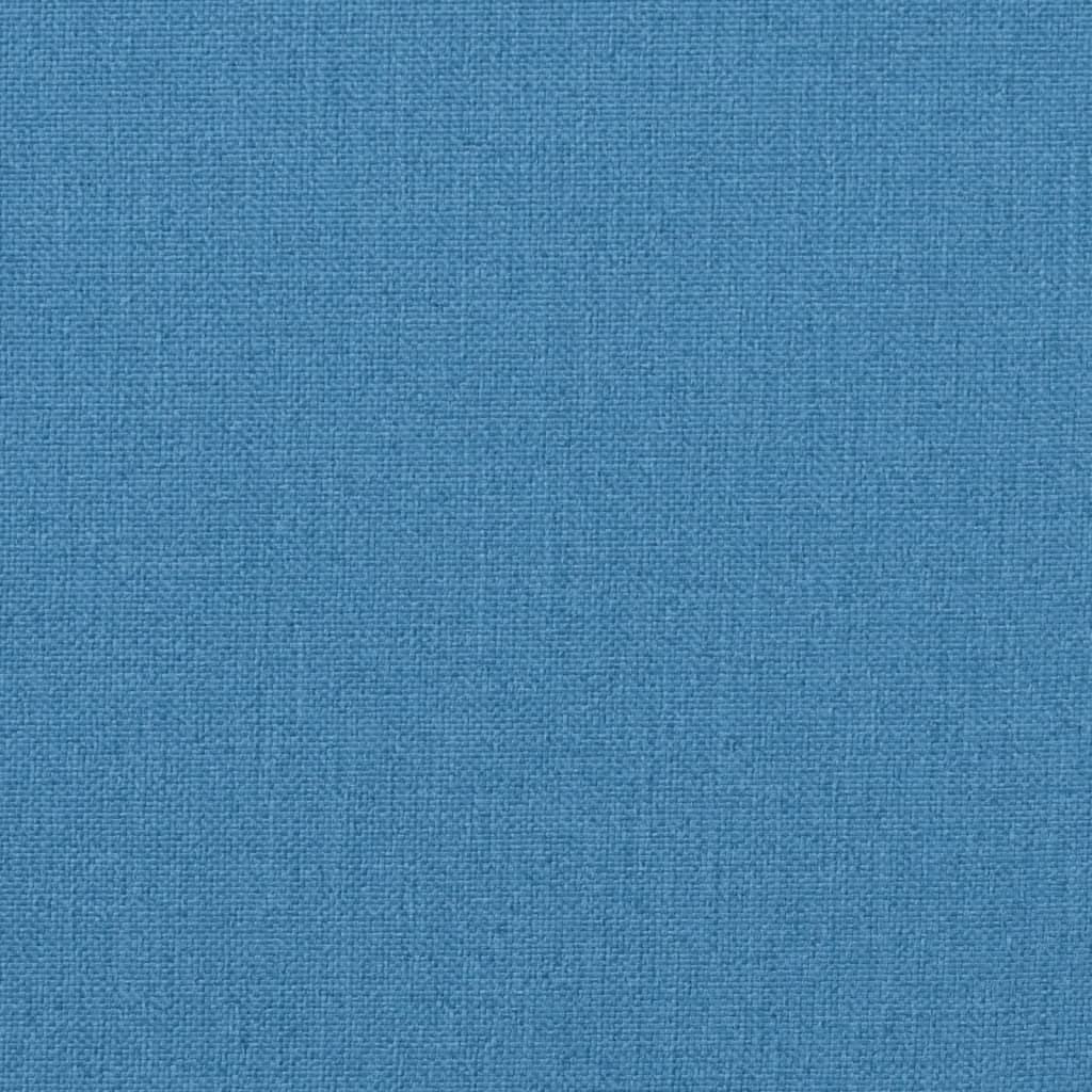 vidaXL Hochlehner-Auflagen 6 Stk. Melange Blau 120x50x7 cm Stoff