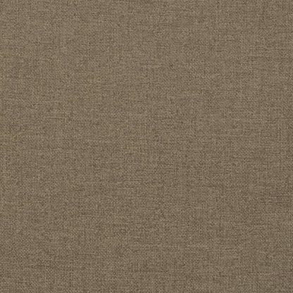 vidaXL Hochlehner-Auflagen 2 Stk. Melange Taupe 120x50x7 cm Stoff