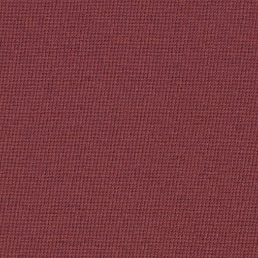 vidaXL Hochlehner-Auflagen 6 Stk. Melange Weinrot 120x50x7 cm Stoff