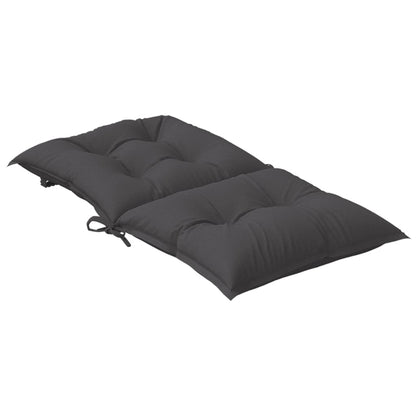 vidaXL Coussins pour fauteuils bas 6 pcs Mélange anthracite 100x50x7 cm Tissu