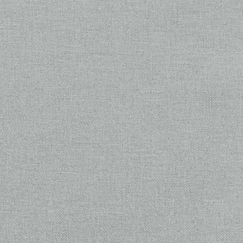 vidaXL Coussins pour chaises basses 4 pcs Mélange gris clair 100x50x7 cm Tissu