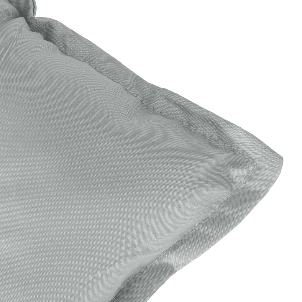 vidaXL Niedriglehner-Auflagen 6 Stk. Melange Hellgrau 100x50x7cm Stoff