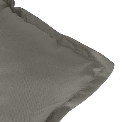 vidaXL Coussins pour chaises basses 2 pcs Gris foncé 100x50x7 cm Tissu