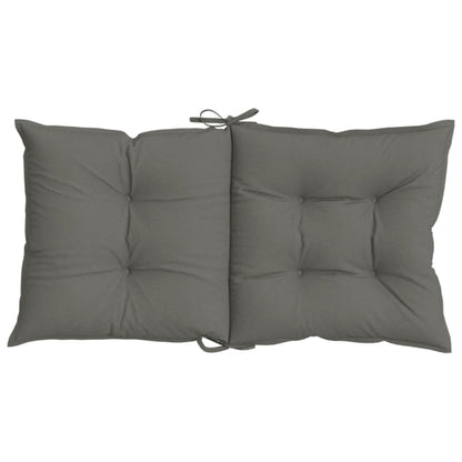 vidaXL Coussins de chaise longue 6 pcs Gris foncé 100x50x7 cm Tissu