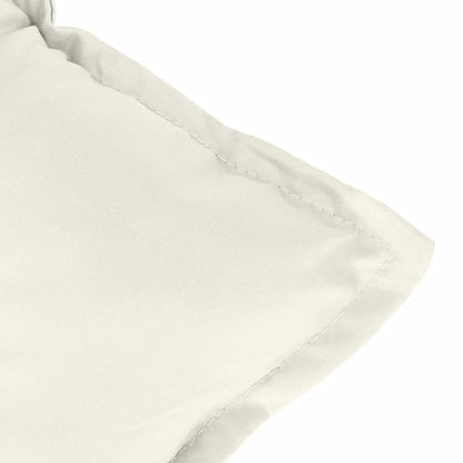 vidaXL Niedriglehner-Auflagen 4 Stk. Melange Creme 100x50x7 cm Stoff