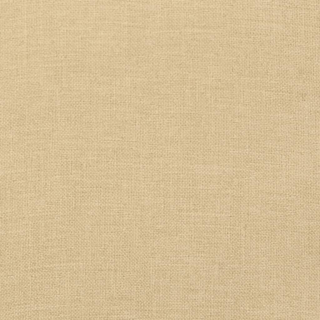 vidaXL Coussins pour fauteuils bas 6 pcs Mélange beige 100x50x7 cm Tissu