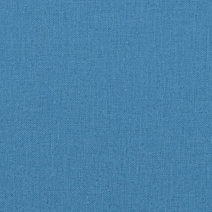 vidaXL Niedriglehner-Auflagen 2 Stk. Melange Blau 100x50x7 cm Stoff