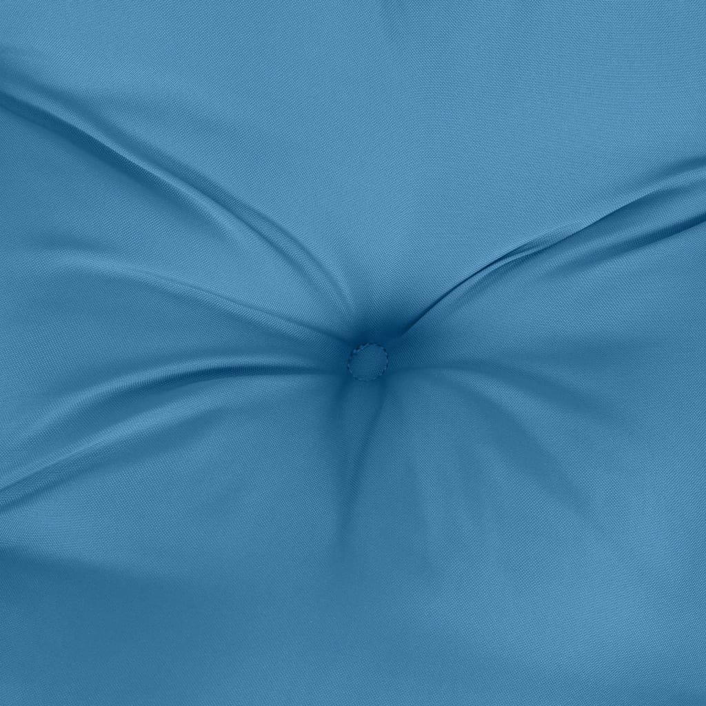 vidaXL Coussins de chaise longue 6 pcs Bleu chiné 100x50x7 cm Tissu